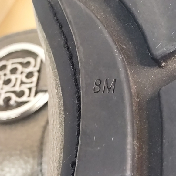 Liz Claiborne Flex Form Gray/Silver Metallic Flat Loafer Shoes Size 8M - Picture 10 of 10